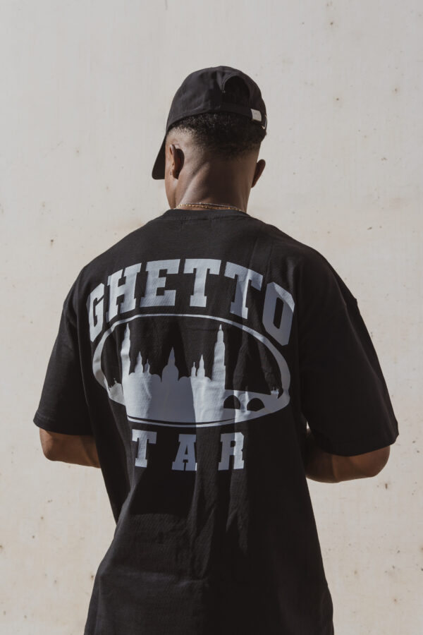 Camiseta Oversize Pilar Negra - Imagen 3